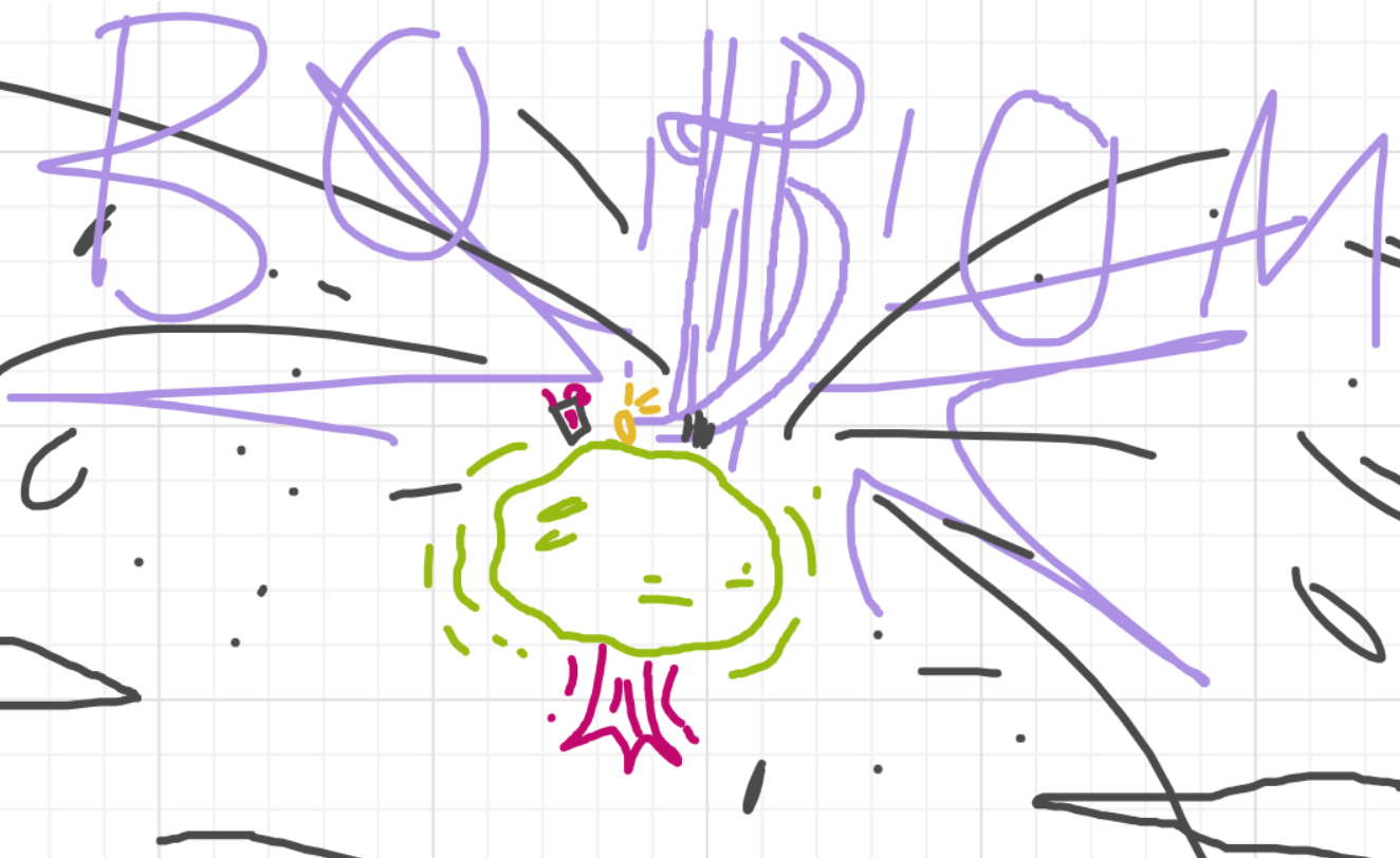 A panel from I've Been Everywhere, Man, episode nine of the Board Boards object show by Furretwalk/WalkingFurret.